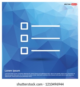 List Menu Icon - Free vector icon