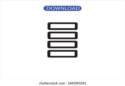 list menu icon or logo isolated sign symbol vector illustration - high quality black style vector icons.