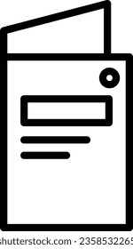List Menu Party Outline Icon