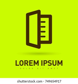 List minimal vector icon. Blank flat line icon for websites and mobile minimalistic flat design.