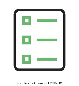 List, outline, details icon vector image.Can also be used for admin dashboard. Suitable for mobile apps, web apps and print media.