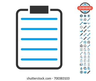 List Page icon with bonus crypto currency graphic icons. Vector illustration style is flat iconic symbols,modern colors.