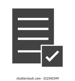 List, paper, document icon vector image. Can also be used for business, finance, technology, economics and accounting. Suitable for web apps, mobile apps and print media.