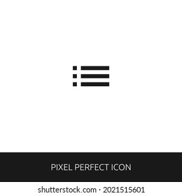 Icono de Píxel Perfecto para Web, App, Presentation. estilo de esquema modificable. icono simple vectorial eps 10