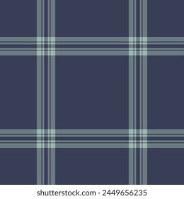 Lista de cuadros de verificación sin fisuras, patrón de textura de fondo de elección. Tejido de Vector textil repetido tartán en color pastel y azul.