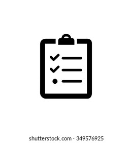 List sign icon. Content view option symbol