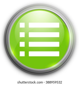 List sign icon. Content view options