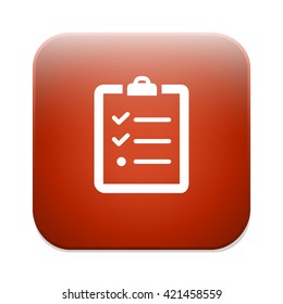 List sign icon. Content view option symbol
