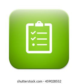 List sign icon. Content view option symbol
