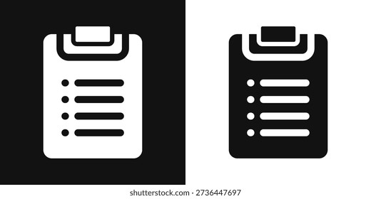 List Simple and clear vector icon illustrating an essential idea or function