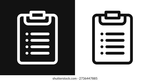 List Simple and clear vector icon illustrating an essential idea or function