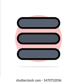 List, Task, Text Abstract Circle Background Flat color Icon. Vector Icon Template background