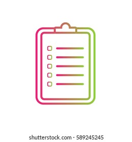 List of tasks