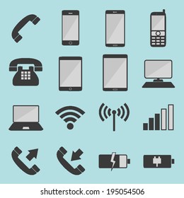 Iconos de telecomunicaciones