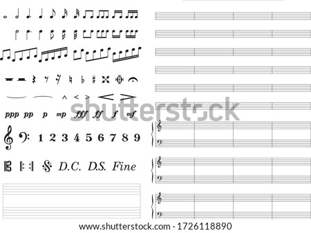 List of various music symbols