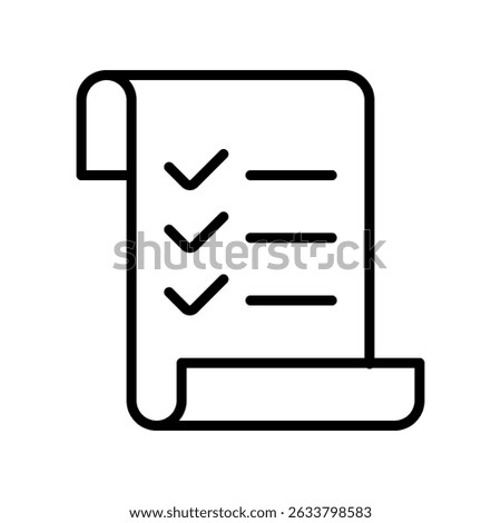 List Vector for Black Friday Shopping Checklist. Organized planning illustration, to-do list concept, holiday purchase guide
