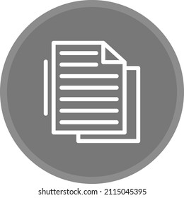 List Vector Grey Circle Line Icon Design