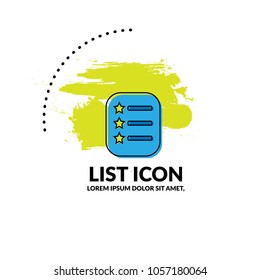list vector icon