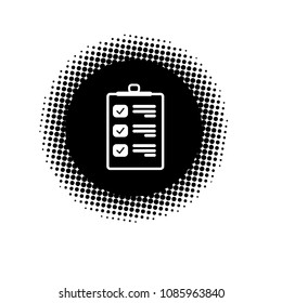 List vector icon