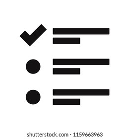 List vector icon