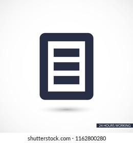 List  vector icon