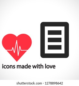 List  vector icon