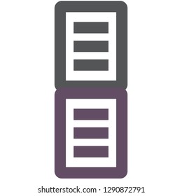 List  vector icon