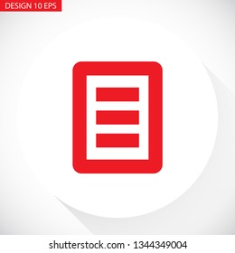 List  vector icon