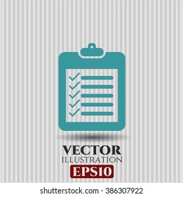 List vector icon