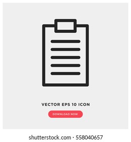 List vector icon