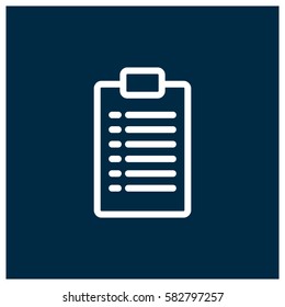 List vector icon
