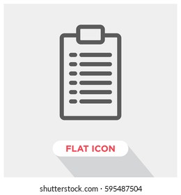 List vector icon