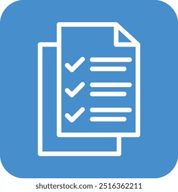 List Vector Icon Design Illustration