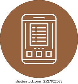 List Vector Icon Design Symbol