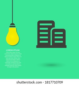 List  vector icon , lorem ipsum Flat design
