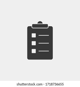 List vector icon sign symbol