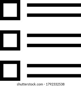 icono de línea delgada vectorial 