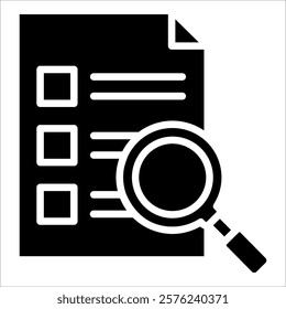 List View Icon Element For Design