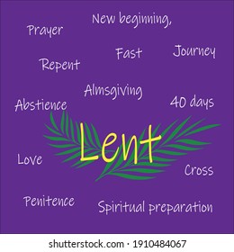 list of words to describe lent 