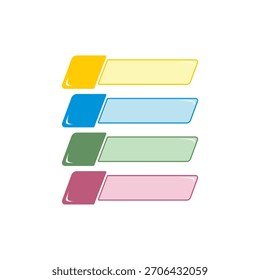 Diseño de escritura de lista simple color pastel versión 2