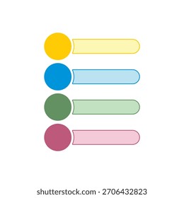 Lista de escritura de diseño simple color pastel versión 4