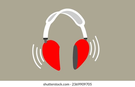 Listen carefully. Heart-shaped headphones show attentiveness and being a good listener.