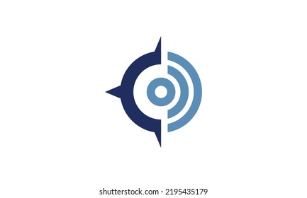 listen, connect, guide logo design
