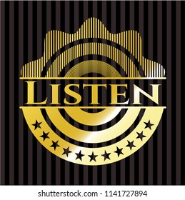 Listen gold badge