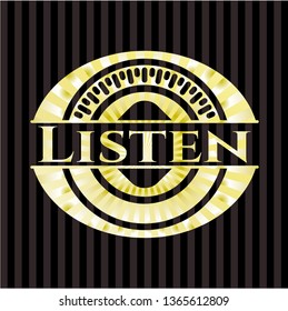 Listen gold badge