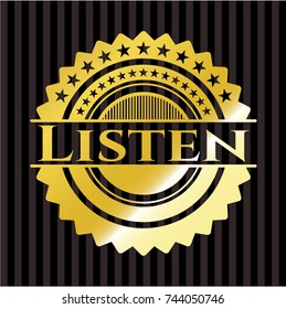 Listen gold badge