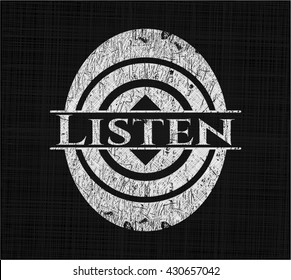 Listen on blackboard