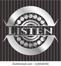 Listen silver badge