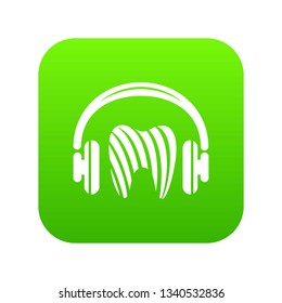 Listen tooth icon. Simple illustration of listen tooth vector icon for web