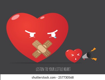 listen to your little heart, not the big one